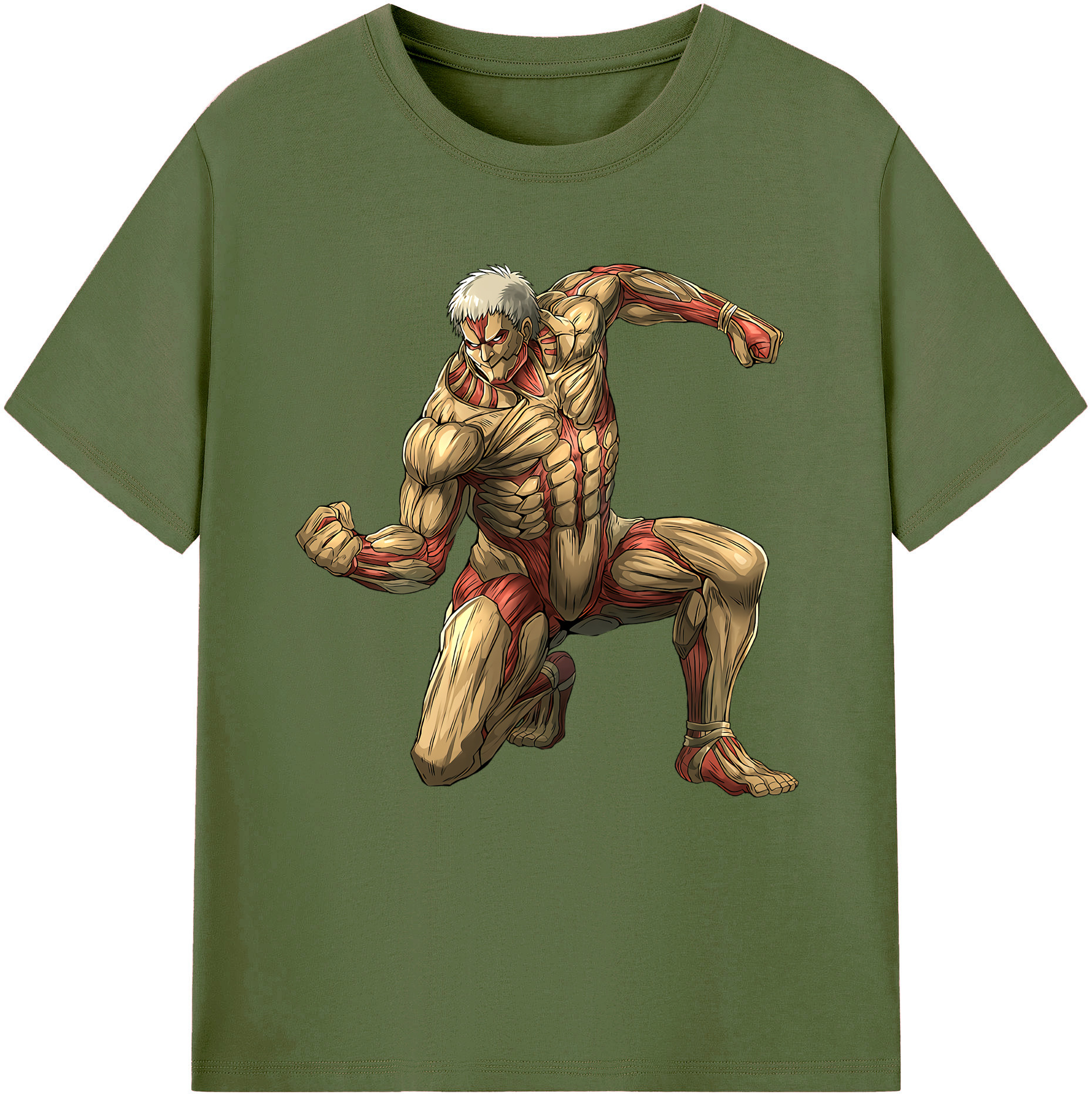（画像用） 進撃の巨人 Attack on Titan 綿100％半袖Tシャツ（フロントプリント）